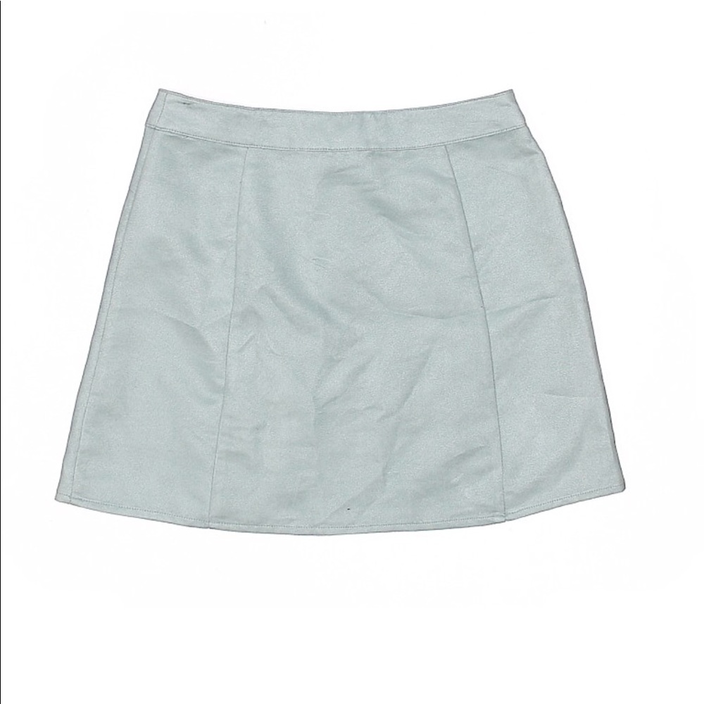 Forever 21 Blue ZIP up Mini Skirt